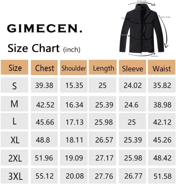 GIMECEN Women's Lightweight Full Zip Soft Polar Fleece Jacke... - Image 6