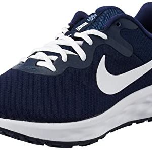 NIKE Men's Sneaker, Midnight Navy White Obsidian Ashen Slate, 9