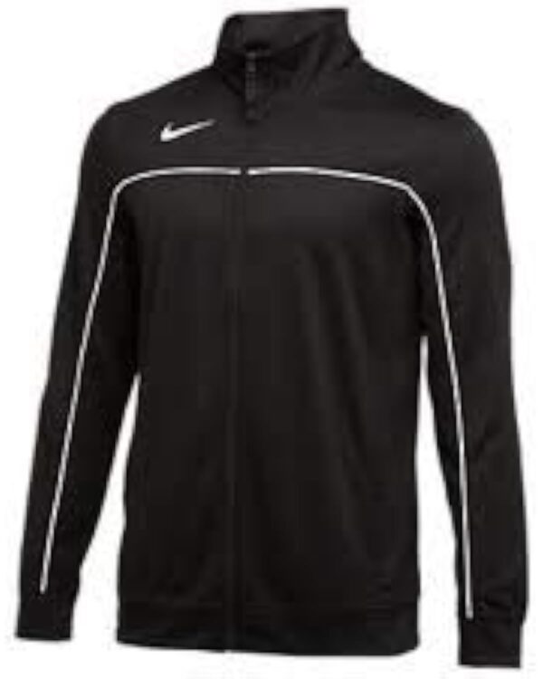 ⁦Nike Men's Dry Rivalry Full Zip Jacket (Large Black/White)⁩ - الصورة ⁦2⁩