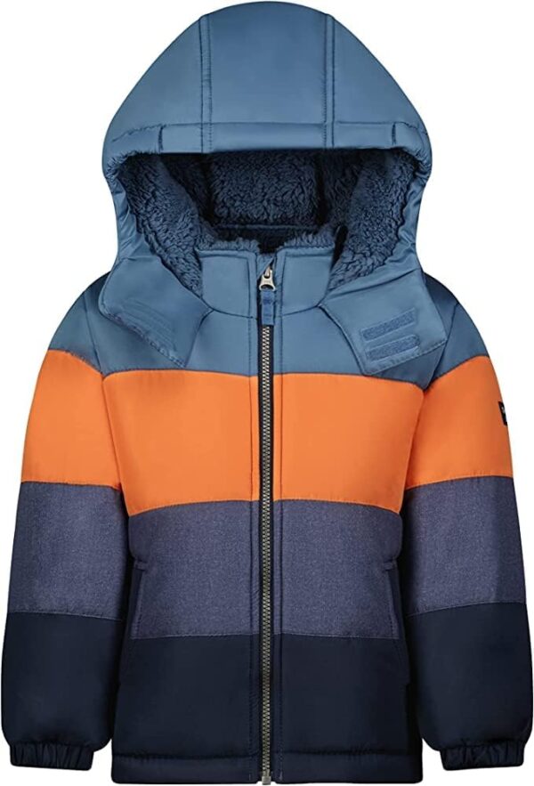 OshKosh B'Gosh Boys' Heavyweight Colorblock Puffer Coat