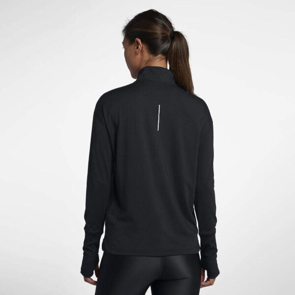 ⁦Nike Women's Element 1/2 Zip Running Top Black Size Medium⁩ - الصورة ⁦7⁩