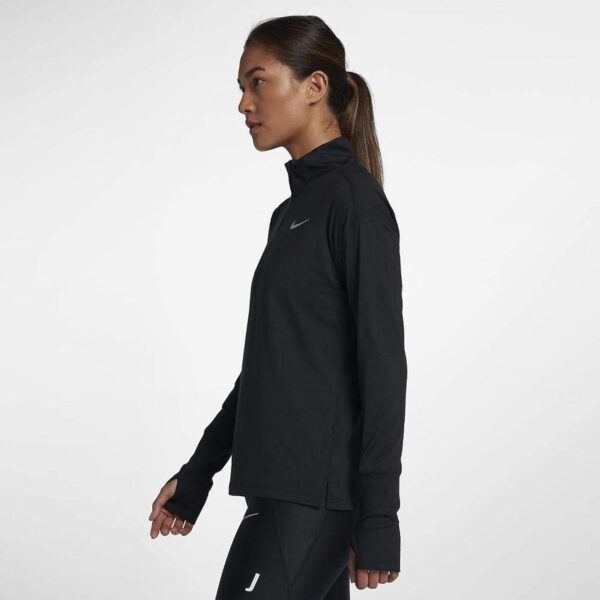 ⁦Nike Women's Element 1/2 Zip Running Top Black Size Medium⁩ - الصورة ⁦6⁩