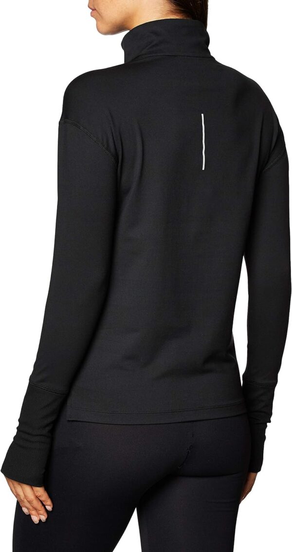 ⁦Nike Women's Element 1/2 Zip Running Top Black Size Medium⁩ - الصورة ⁦3⁩